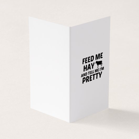KOE FEED HAY VISITEKAARTJES (Buitenkant)