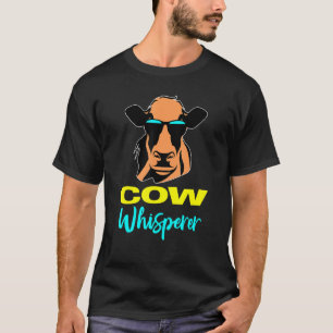 Koe Fluisteraar Boerderij Boer Dier Koe T-shirt