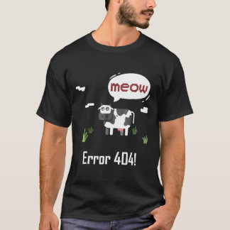 Koe Fout Miauw Koe Fout 404 T-shirt