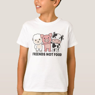 Koe "Friends Not Food Vegan Sheep Pig" T-shirt