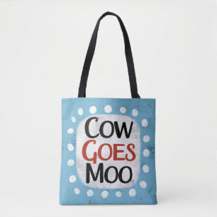 Koe gaat Moo Canvas tas