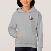 koe geïnspireerde hoodie (Voorkant)