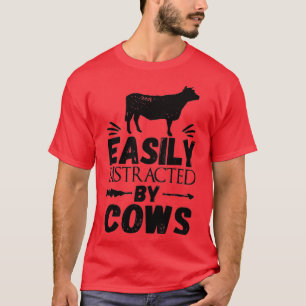 Koe, gemakkelijk verstoord door Koeien T-shirt