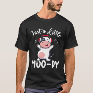Koe Gewoon een beetje Moo-Dy Koe Boer T-shirt