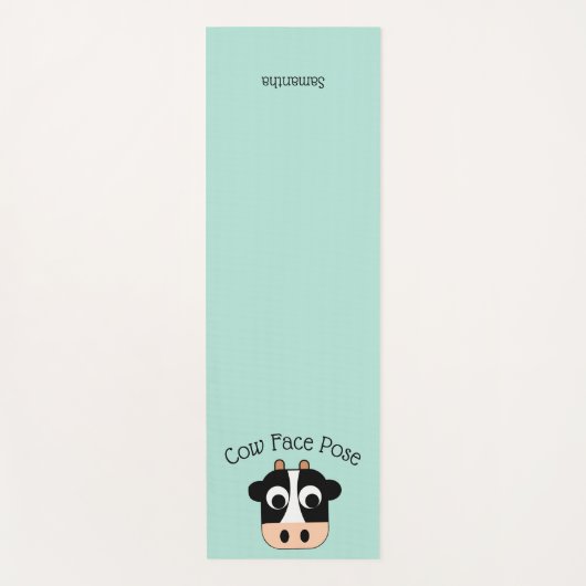 Koe Gezicht Aqua Yoga Mat (Voorkant)