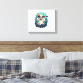 Koe Ghost Boo-levard Canvas Afdruk (Insitu (Slaapkamer))