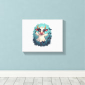 Koe Ghost Boo-levard Canvas Afdruk (Insitu (Houten vloer))
