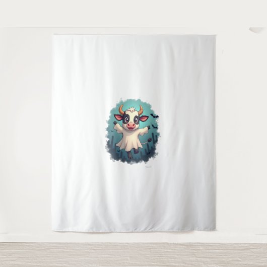Koe Ghost Boo-levard Wandkleed (Voorkant)