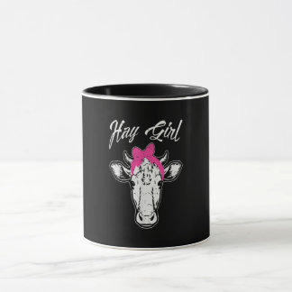 Koe Girl Farmer Gift| Koel Koe Animal Idee Mok