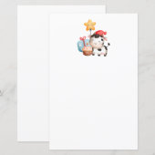 Koe glimlachen Schattige verjaardag (Voorkant / Achterkant)