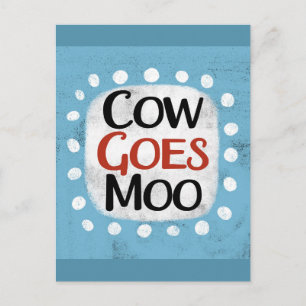 Koe Goes Moo Briefkaart