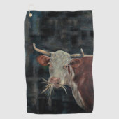 Koe! Golfhanddoek (Voorkant)