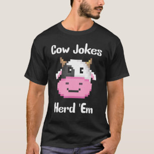 Koe Grappen Koppel 'em Sarcastische Puns Koe Grapp T-shirt