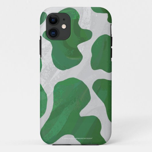 Koe Groene en Witte Druk Case-Mate iPhone Case (Achterkant)