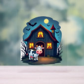 Koe & Haunted Barn Acryl Bord (Neutraal)