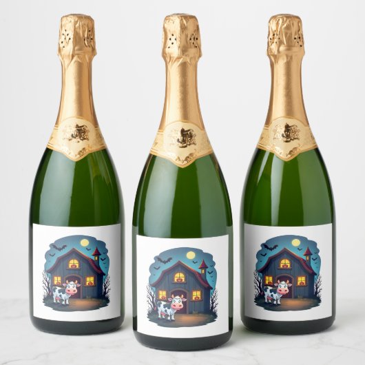 Koe & Haunted Barn Sparkling Wijnetiket (Flessen)