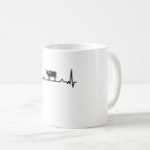 Koe Heartbeat Farming Moo Animal Cadem Pap Koffiemok (Voorkant rechts)