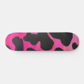 Koe helroze en zwarte print skateboard (Horizontaal)