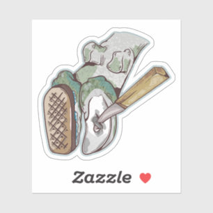 Koe hoef trimmen hoefsmid hoefsmid sticker