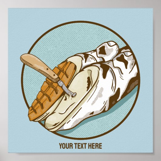 Koe hoef trimmen poster (Voorkant)