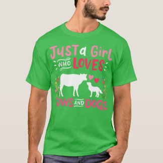 Koe Hond Koe Lover Hondenliefhebber T-shirt