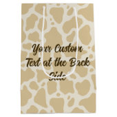 Koe Hoofd Gift Bag Medium Cadeauzakje (Achterkant)