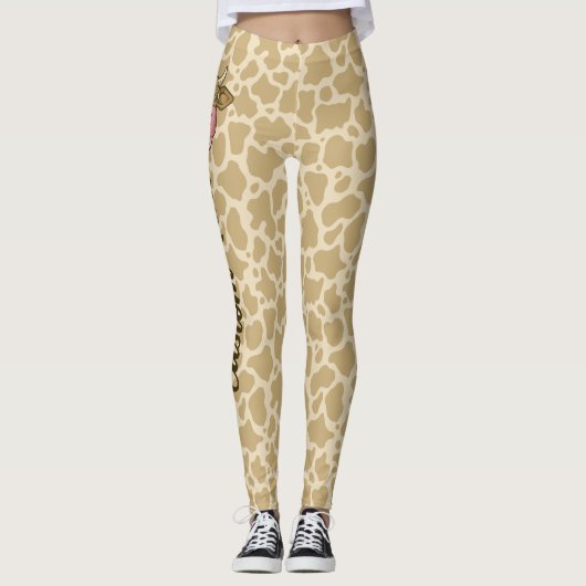 Koe Hoofd Leggings (Voorkant)