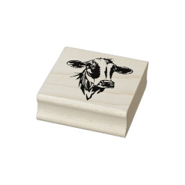Koe Hoofd Rubberstempel Rubberstempel