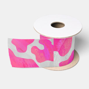 Koe Hot Pink en White Print Lint
