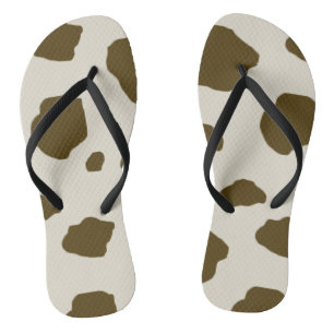 KOE-HUIDbruin Teenslippers