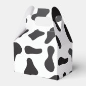 Koe huidtextuur bedankdoosjes (Voorkant Zijde)