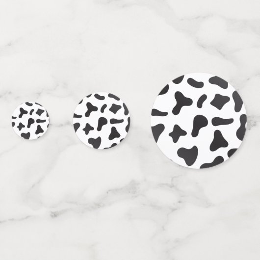 Koe huidtextuur confetti (Achterkanten)