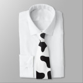 Koe huidtextuur stropdas (Gebonden)