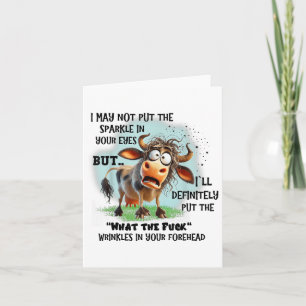 Koe, ik mag de schittering niet in uw ogen doen, m kaart
