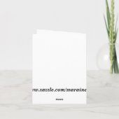 Koe in Bloemen - de Kaart van de Nota (Achterkant)