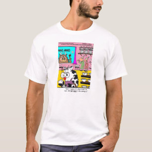 Koe In Een Porseleinen Winkel..Geen Geintje. Grapp T-shirt