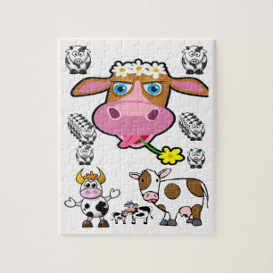Koe Jigzaag Puzzle Legpuzzel