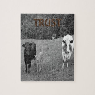 Koe Jigzaag Puzzle Legpuzzel