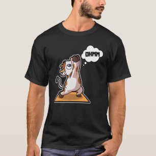 Koe Kalf Yoga Houden Sport Gymnastiek Ohm Hartslag T-shirt