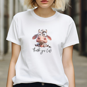Koe karikaturen Ik ben een Cowgirl 1e verjaardag T-shirt