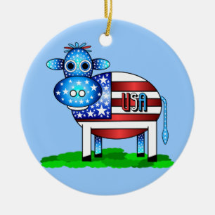 koe keramisch ornament