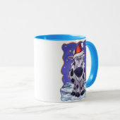 Koe kerst mok (Voorkant rechts)