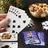 Koe kerst pokerkaarten (Insitu)