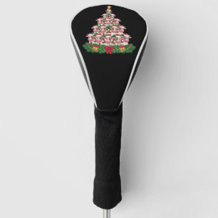 Koe Kerstboom Grappige Koe Liefhebber Koe Kerstmis Golfheadcover
