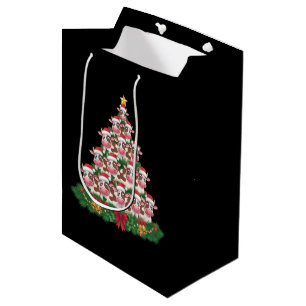 Koe Kerstboom Grappige Koe Liefhebber Koe Kerstmis Medium Cadeauzakje