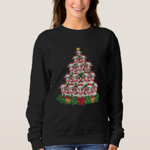 Koe Kerstboom Grappige Koe Liefhebber Koe Kerstmis Trui