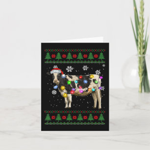 Koe Kerstmelk Koe Lover Kaart