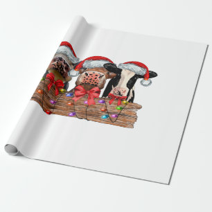Koe Kerstmis Cadeaupapier