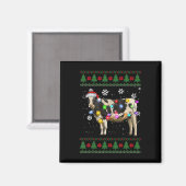 Koe Kerstmis Magneet (Voorkant / Achterkant)