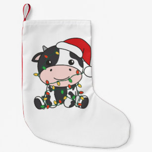 Koe Kerstmis Winter Dieren Vakantie Koeien Kleine Kerstsok